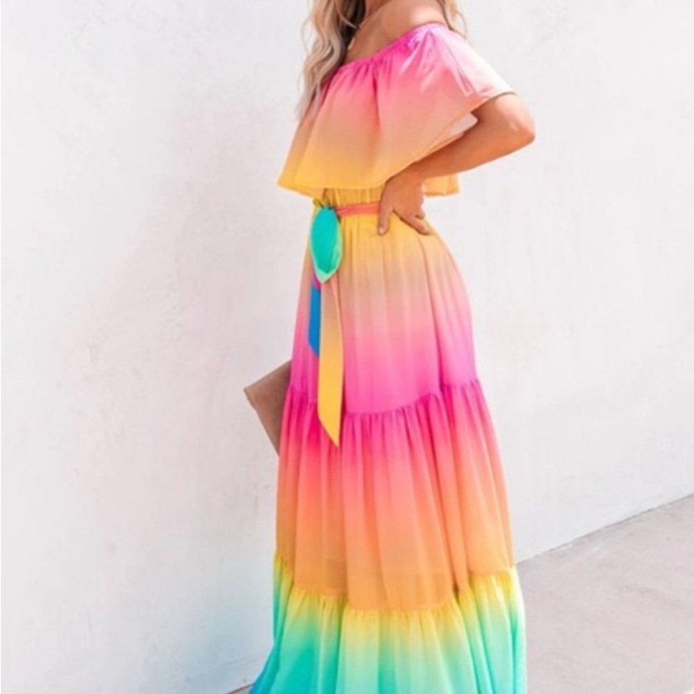 Vici Pink Chiffon Dress